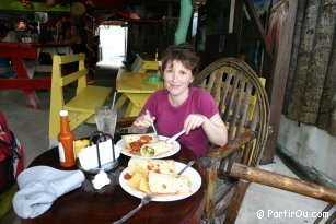 Restaurant "Herbal Tribe" on Caye Caulker - Belize