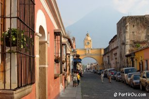 Santa Catarina Arch and Volcano Agua - Guatemala