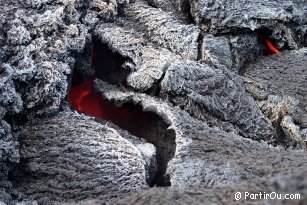 Molten rock of Volcano Pacaya - Guatemala