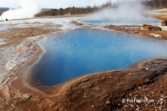 Blesi on the site of Geysir - Iceland