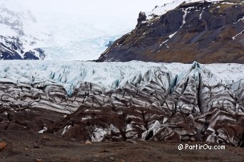 Glacier of Svinafellsjkull - Iceland
