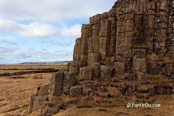 Basaltic organs of Dverghamarar - Iceland
