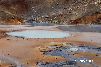 Geothermal activity of Krsuvk/Seltn - Iceland
