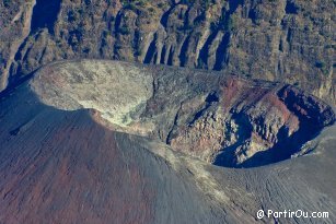 Crater of Baru volcano - Rinjani at Lombok - Indonesia