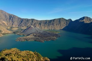 Lake Segara Anak - Volcano Rinjani at Lombok - Indonesia