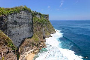 Cliffs of Uluwatu at Bali island - Indonesia