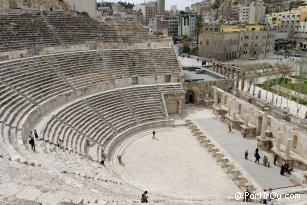 Roman theater at Amman - Jordan