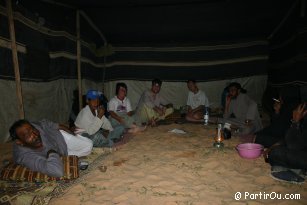 Bedouin camp in Wadi Rum desert - Jordan
