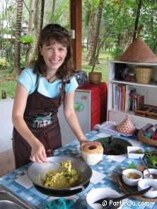 in Thailand, cooking course