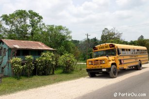 School bus from Belize