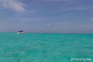 Lagoon not far from Caye Caulker - Belize