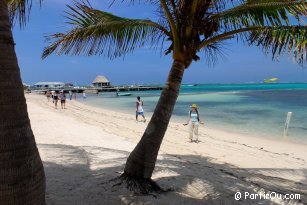 San Pedro beach on Ambergris Caye island