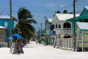 Alley from Caye Caulker Island - Belize