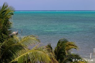 Lagoon from Caye Caulker - Belize