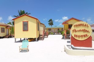 Accomodation at "Tropical Paradise Hotel" on Caye Caulker - Belize