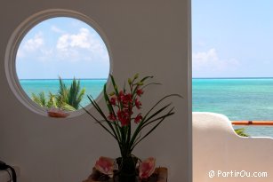 View from our apartment - Caye Caulker