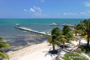 View from our apartment - Caye Caulker