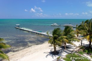 Lagoon from Caye Caulker - Belize