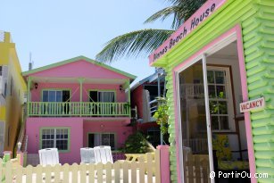 Accomodation at "Diane's Beach" on Caye Caulker - Belize