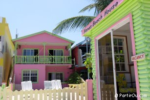 Accomodation at "Diane's Beach" on caye Caulker - Belize