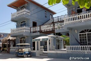 Accomodation at "Barefoot Caribe" at Caye Caulker - Belize