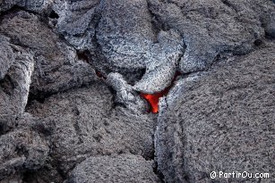 Molten rocks from Pacaya volcano - Guatemala