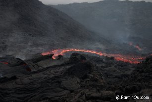 Lava flow of Volcano Pacaya - Guatemala
