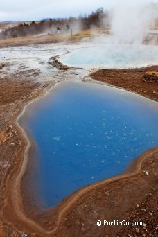 Blesi on the site of Geysir - Iceland