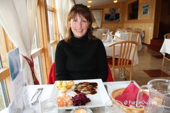 Restaurant from "Fosshotel" at Skaftafell - Iceland