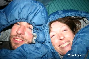 in Ladakh, night under the tent at 4000 meters high