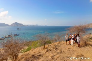 Walk on Komodo island - Indonesia