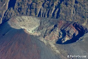 Crater of Baru volcano - Rinjani at Lombok - Indonesia