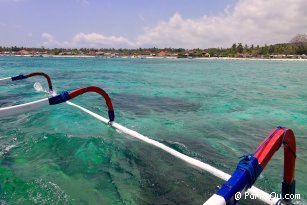 Arriving at Nusa Lembongan - Indonesia