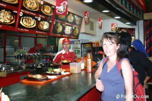 Fast Foods at Surabaya on Java Islands - Indonesia