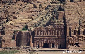 Royal tomb at Petra - Jordan