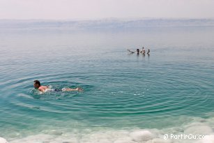 Swimming at Dead Sea - Jordan