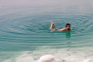 in Jordan, bath in the Dead Sea