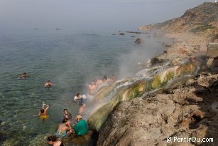 Source d'eau chaude de Korbous - Tunisia